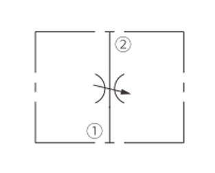 INV08-20A neulaventtiilin toimintasymboli